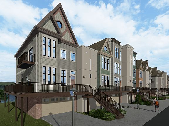 Townhouses south to north