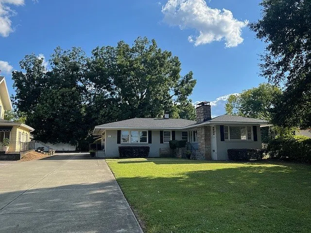 Front View leading to parking in rear