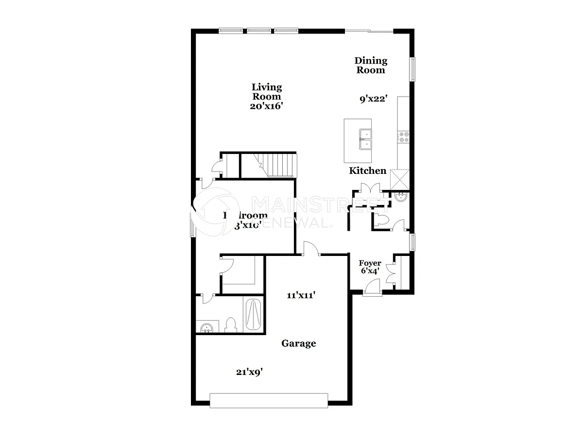 Floor Plan - 6802 Nathan Dr