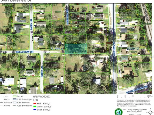 5481 BELLEVIEW DR LOT 3, LAKELAND, FL 33811