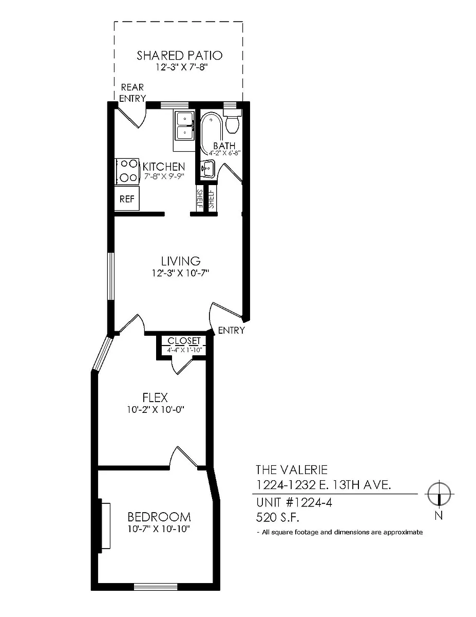 Floor plan 1 Bedroom