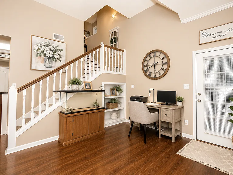 Office Nook in Living Room