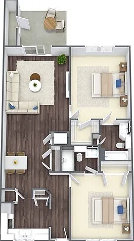 2 bed, 1040 sqft, $2,375 — Photo 2
