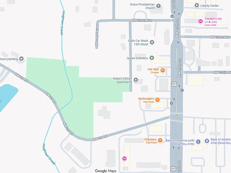 O'Brien Apartments on the Map