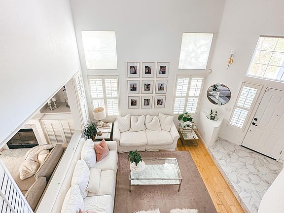 Front entry living room