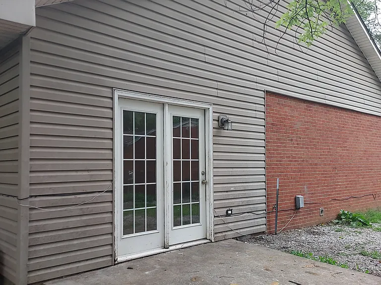 Patio door and patio