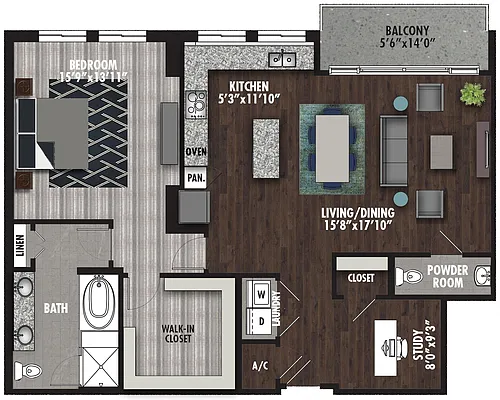 Floor plan DF