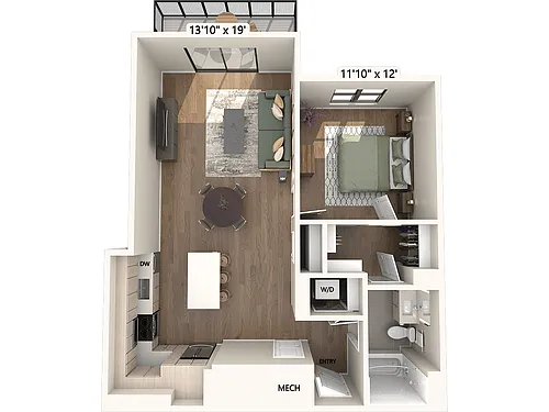 Floor plan A12A-Scheme2