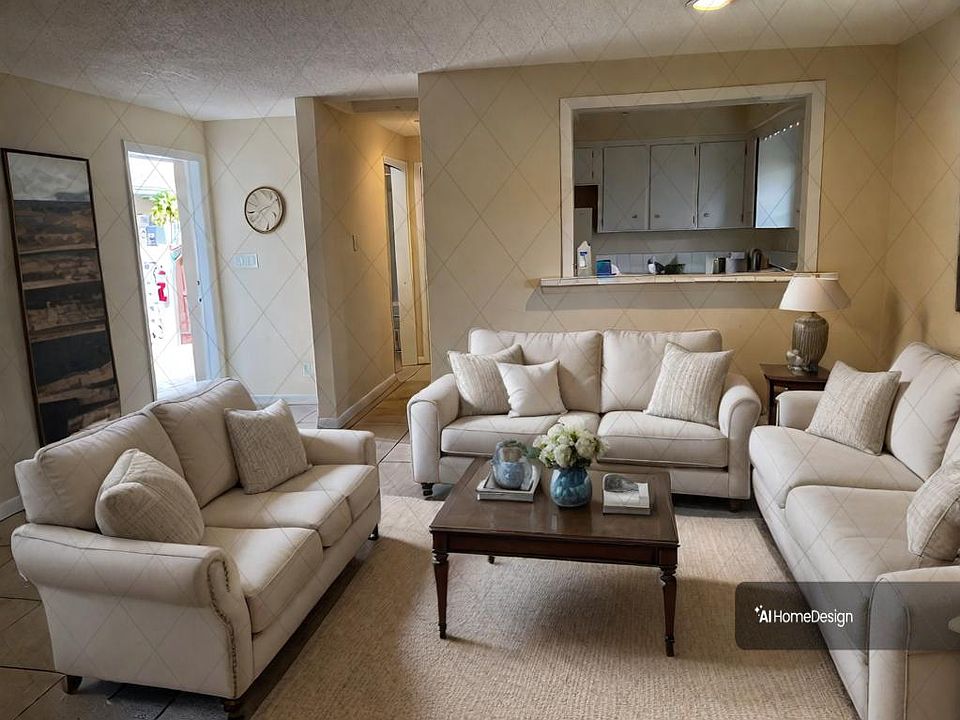 Living room furnished