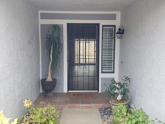Entry with security door.