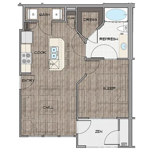 Floor plan A1