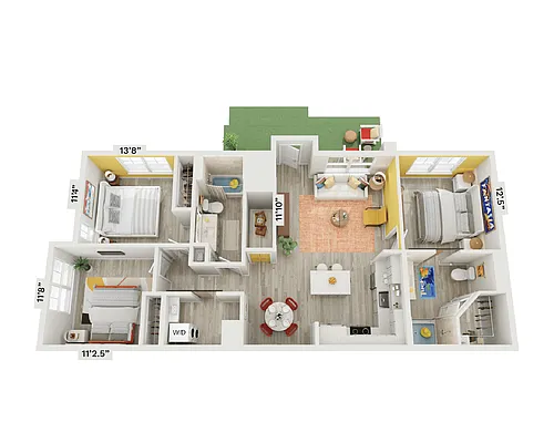 Floor plan C1 - The Mandarin