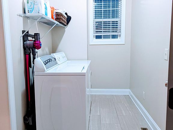 First floor laundry room and extra large pantry.
