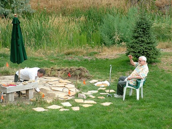 Building our Fire Pit