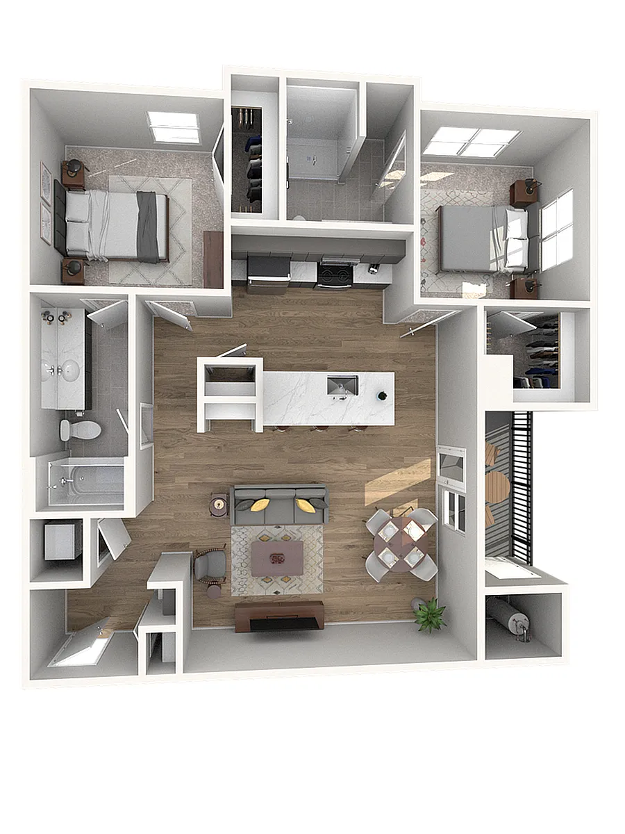 Floor plan B2-80 - B2-80