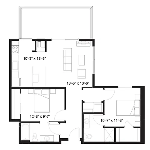 Floor plan Thethys