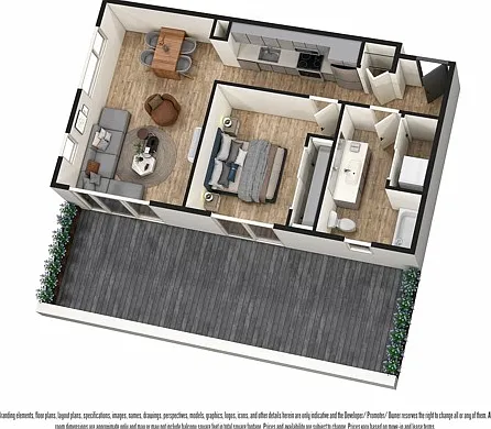 1-Bed Q 1-Bed Q