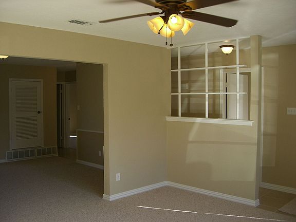 Open living w/ new paint and carpet throughout the entire home