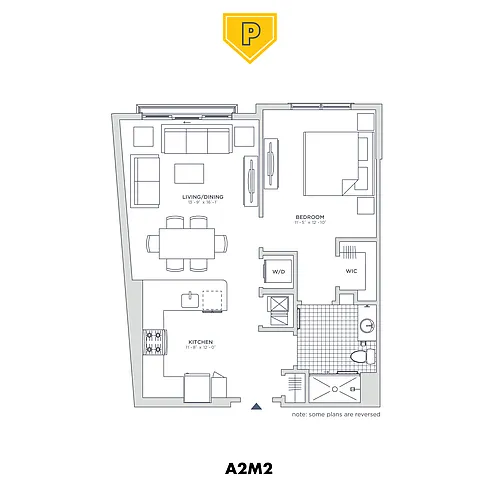 Floor plan A2M2