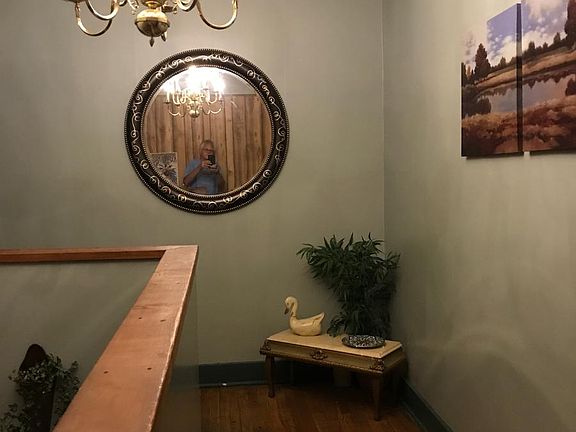 Upper landing at front door living