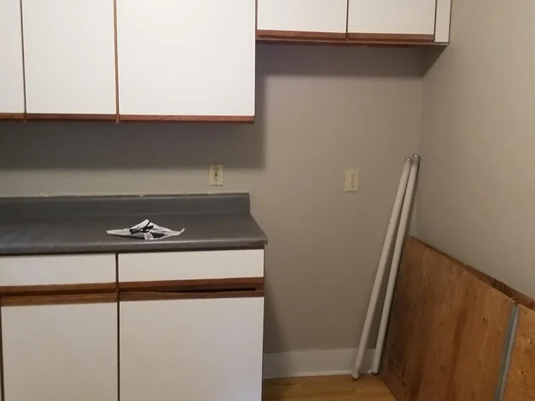 Kitchen space for refrigerator