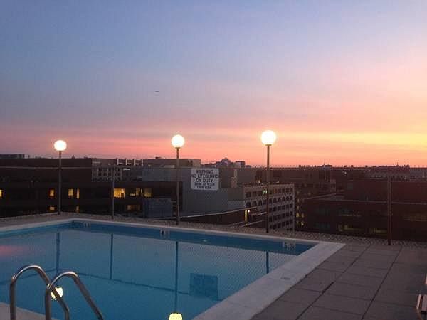 Heated rooftop patio and pool!
