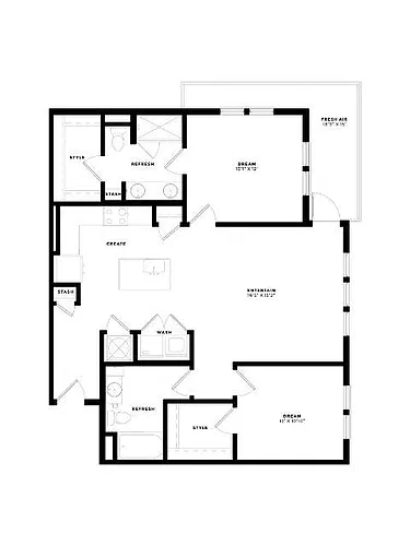 Floor plan B3-1