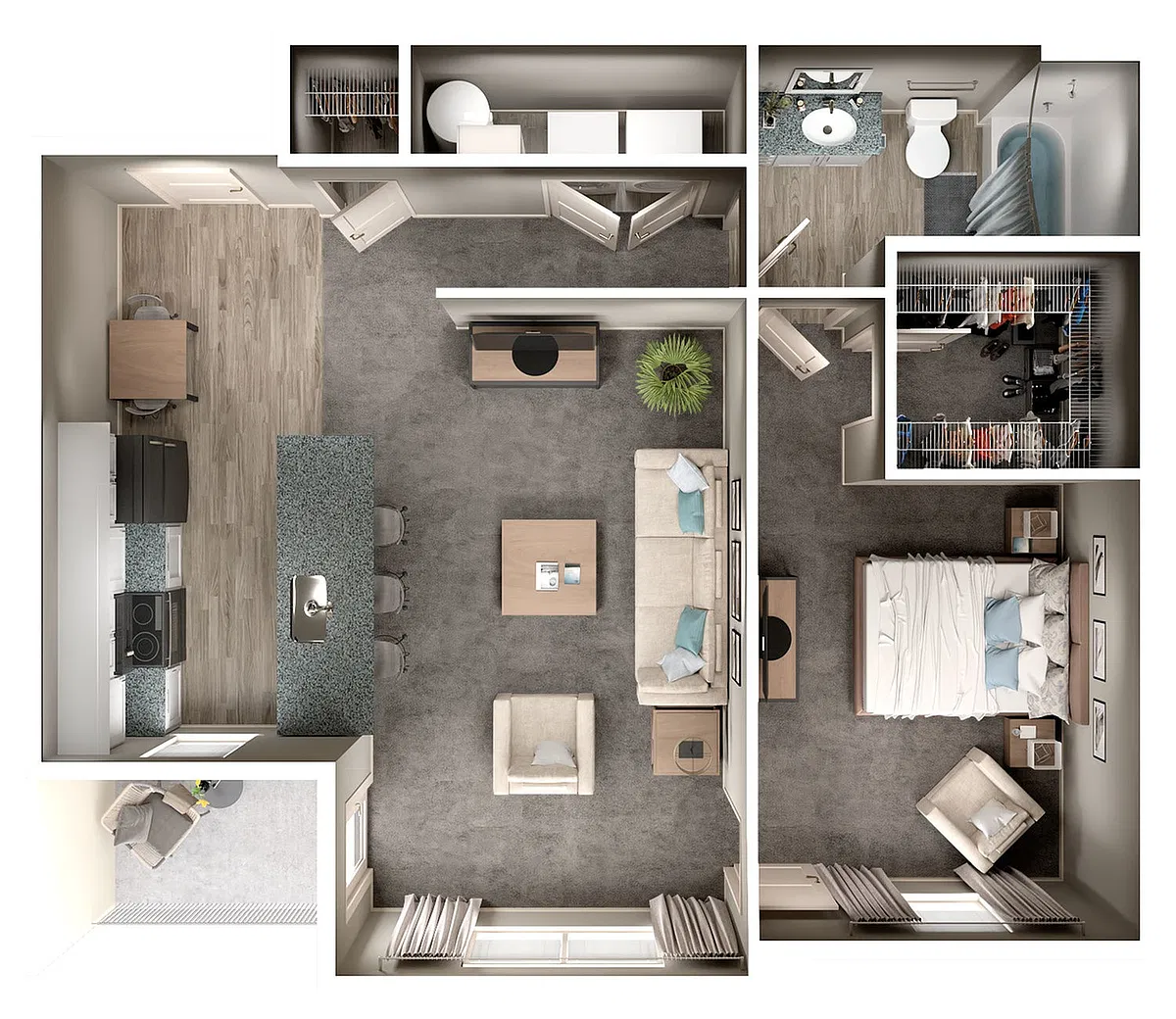 Floor plan Shumaker with Terrace