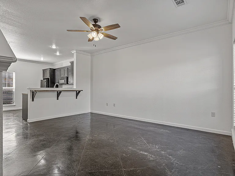 Living Room and Kitchen| Deerfield Crossing | Townhome