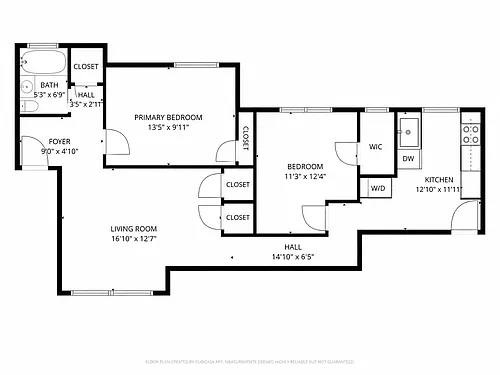 Floor plan Pelican Two Bedroom