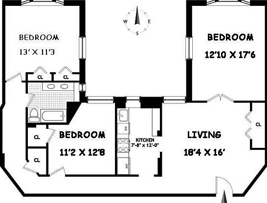 2nd image of 520 Cathedral Pkwy #7B