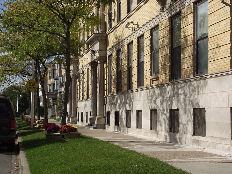front facade of building