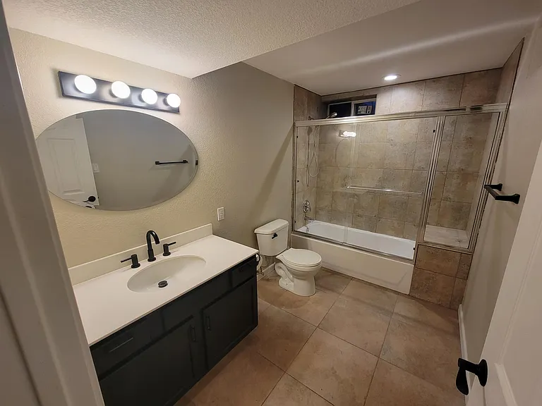 large downstairs bathroom