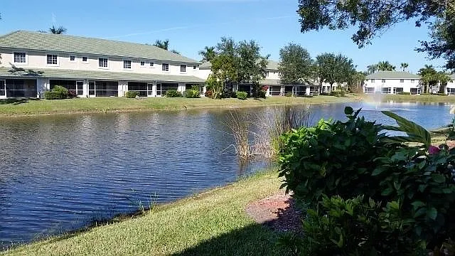 Lake view from patio