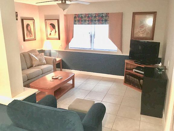 42" TV with high speed internet and access to Netflix, Hulu and Prime.