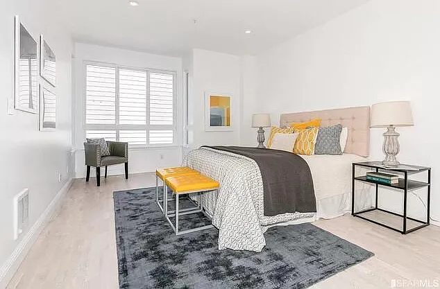 Over sized master bedroom.
