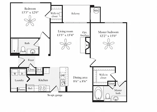 Floor plan B2-M
