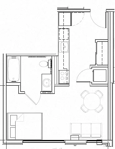 Floor plan Studio