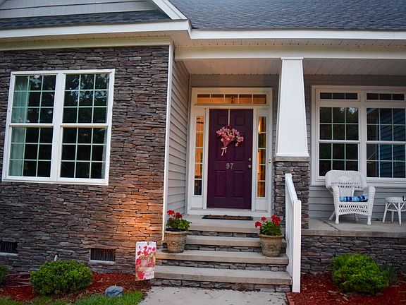 Detail of Front Porch Stone 