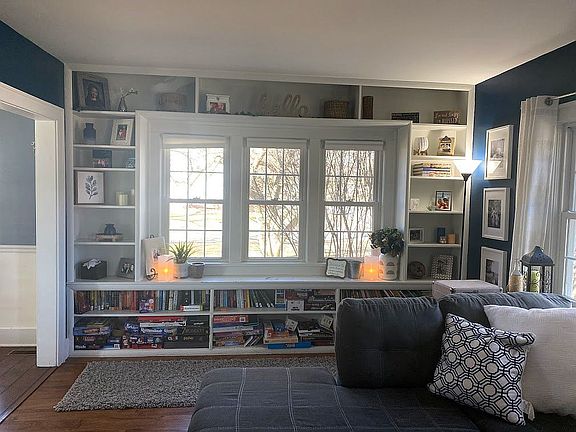 Built-in shelving
