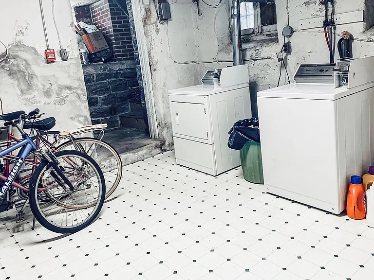 Laundry room located in the basement