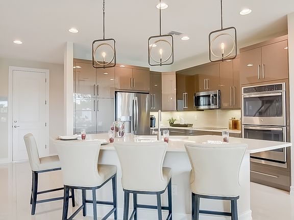 Striking kitchen with island