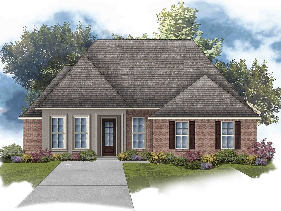Delacroix III A - Front Elevation - DSLD Homes