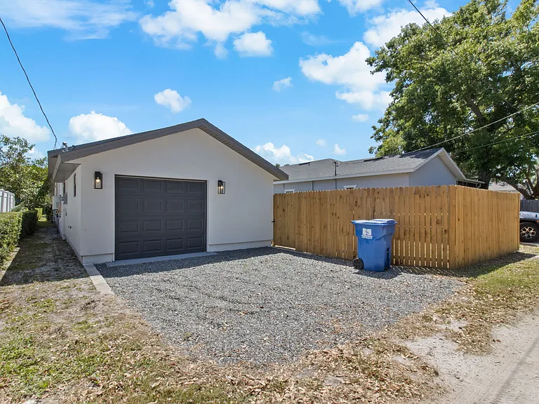 Garage entry from alleyway