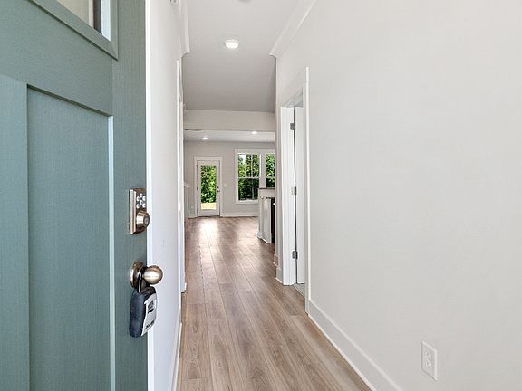 Front Entry of The Churchill Design by DRB Homes at Trailside at Drayton Mills in Spartanburg, SC