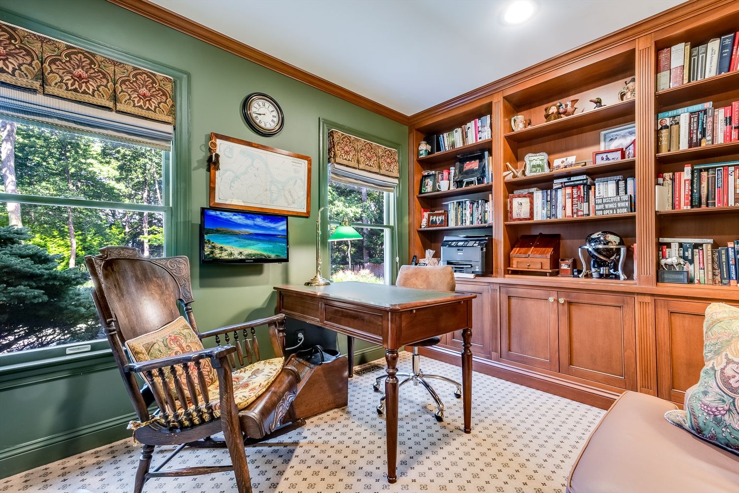  study, office, or library your choice