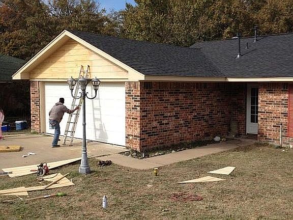 New exterior wood and paint 
