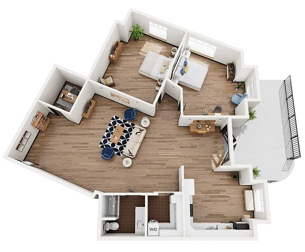 Floor plan 2X1