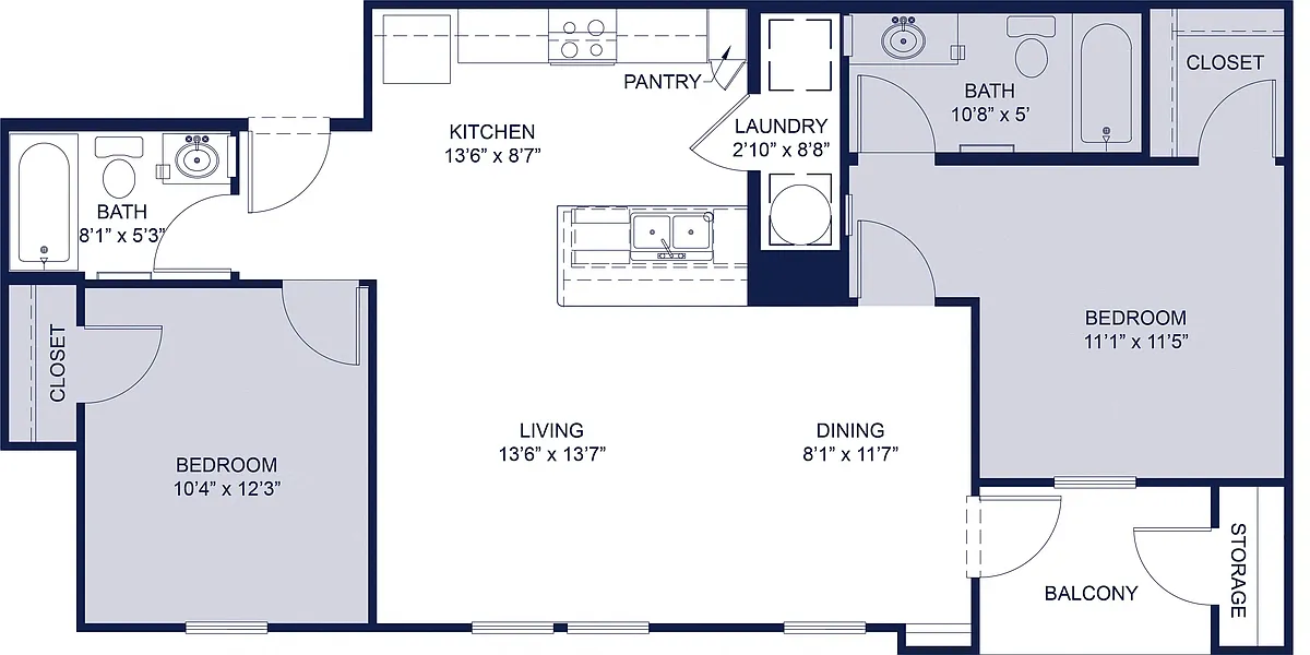 Floor plan B2
