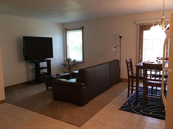 Open concept living and dining